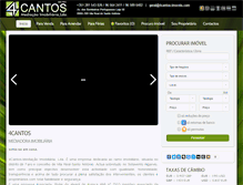 Tablet Screenshot of 4cantos-imoveis.com